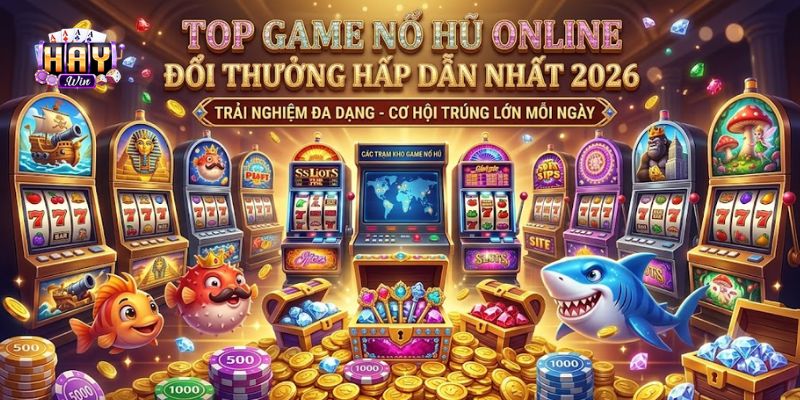 Top game nổ hũ online đổi jackpot được yêu thích tại Haywin