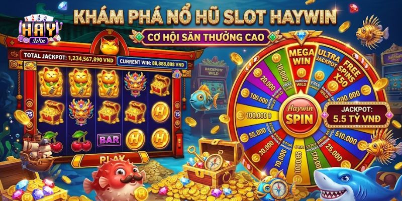 Khám Phá Nổ Hũ Slot Haywin Với Cơ Hội Săn Thưởng Cao